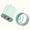 20W USB C fast Charger Block Dual Port with 6FT - Thumbnail Image 10