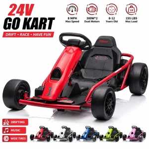 Kids Electric Go Kart 24V Dual 300W