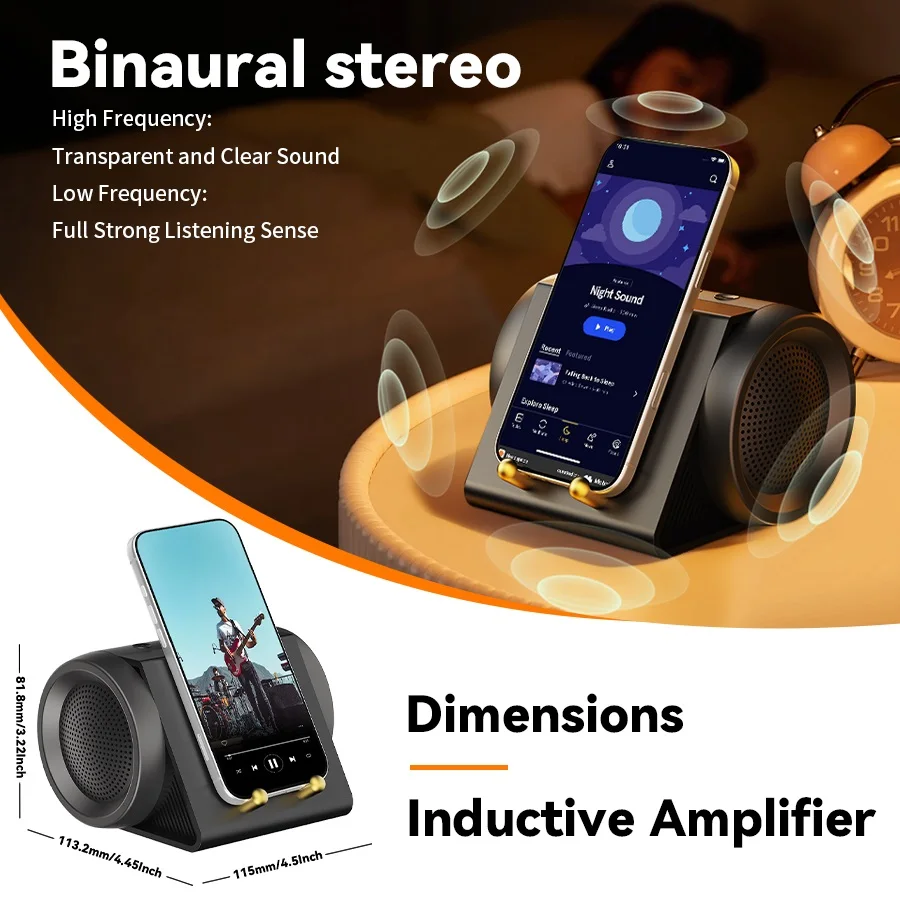 Phone Speaker Amplifier with Stand, - Image 6