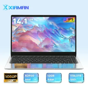 Xiaman Ultra Slim 14.1" 12GB RAM 1TB 2TB SSD Intel A3950 Notebook