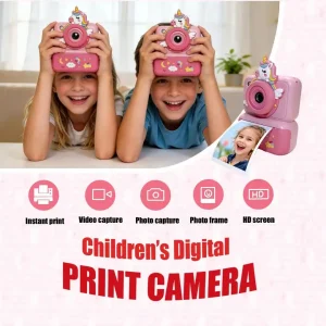 Cute Unicorn Kids Instant Print Digital Camera
