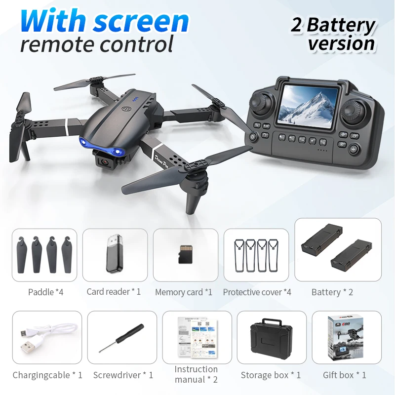 ZNLYRION E99 PRO RC Drone with Screen Remote Control - Image 9