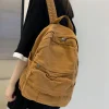 Fabric School Bag Canvas Laptop Bag - Thumbnail Image 3