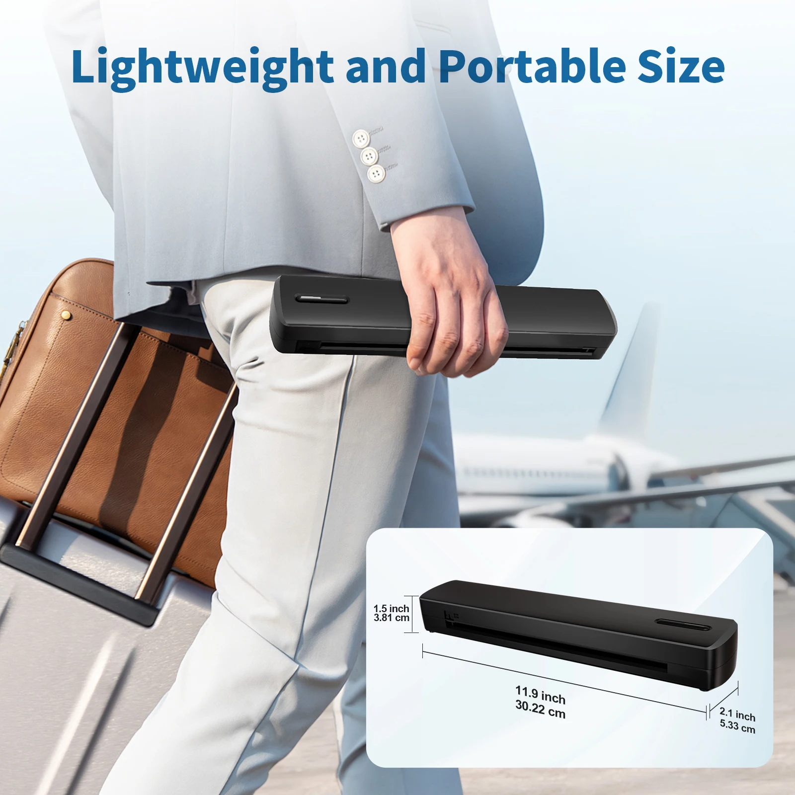 Portable A4 Thermal Bluetooth Wireless Printer - Image 4