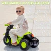 6V Kids Electric Motorcycle With Bubble Machine, - Thumbnail Image 3