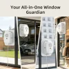 CINMOORE 2.5K Window Security Camera Anti-Glare - Thumbnail Image 8