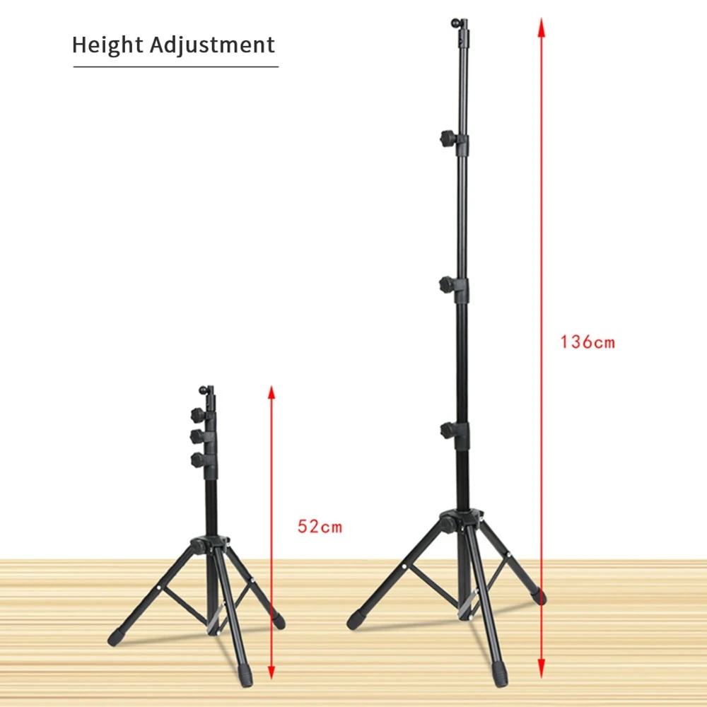 Tripod iPad Floor Stand for 4-12.9-Inch Phone Tablet, - Image 9