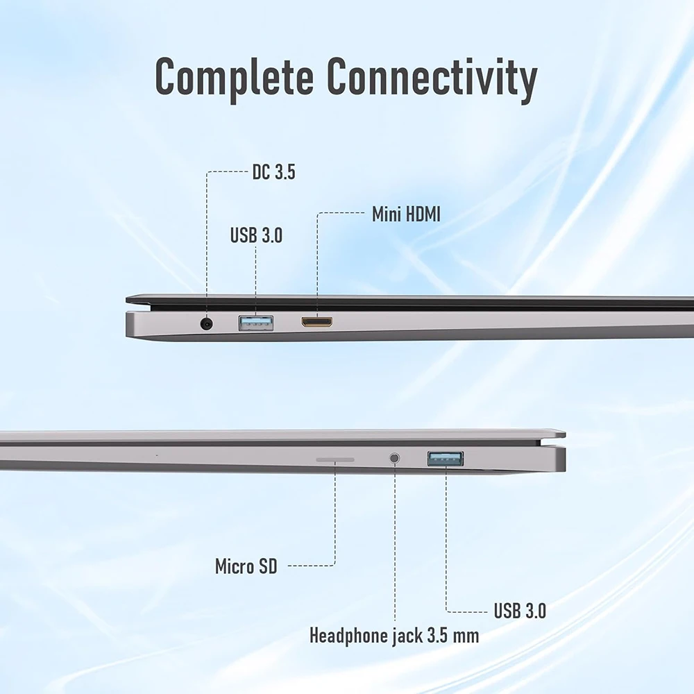 Xiaman Ultra Slim 14.1" 12GB RAM 1TB 2TB SSD Intel A3950 Notebook - Image 7