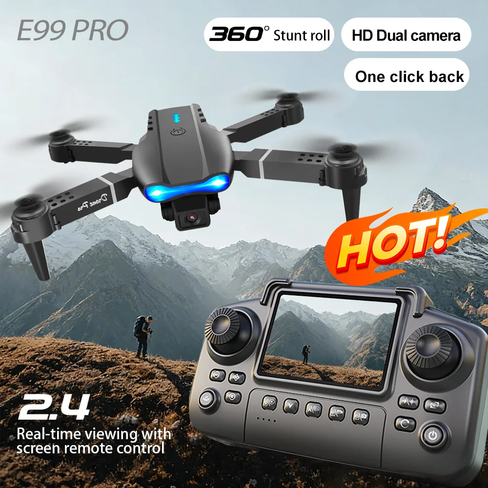 ZNLYRION E99 PRO RC Drone with Screen Remote Control - Image 1