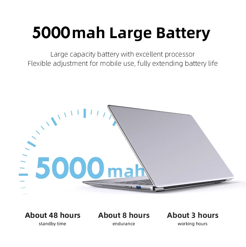 Xiaman Ultra Slim 14.1" 12GB RAM 1TB 2TB SSD Intel A3950 Notebook - Image 4