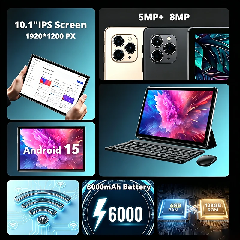 2026 Model Tablet | 6GB RAM+128GB ROM | Dual Cameras - Image 3