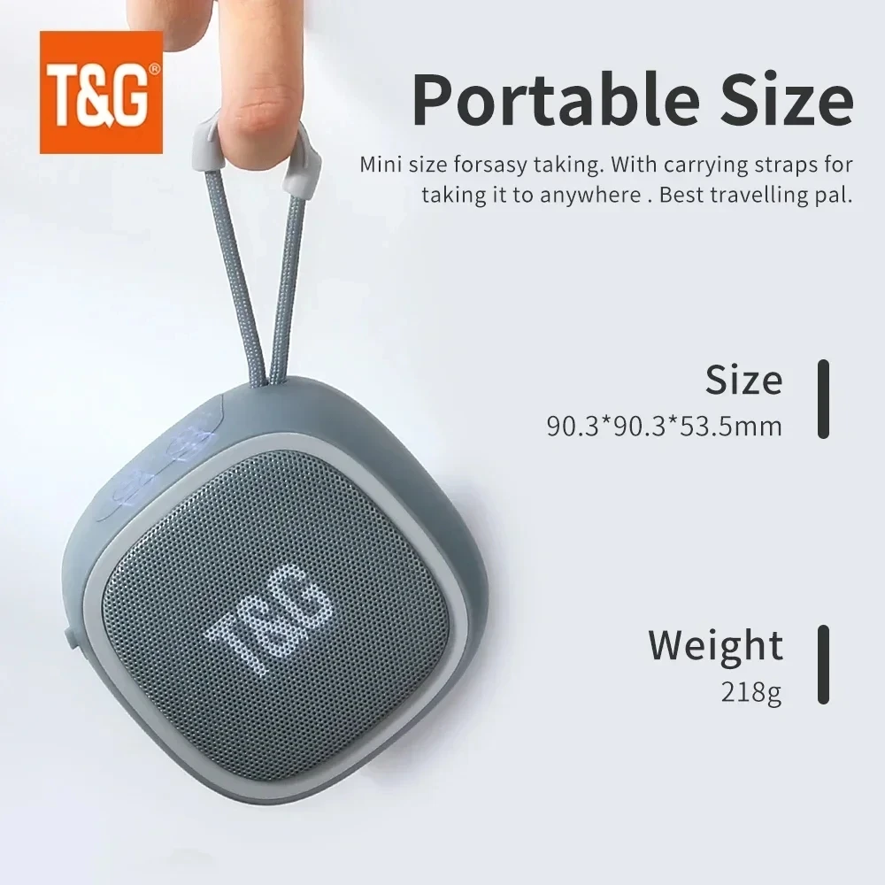 Portable Bluetooth Speaker Radio FM Mini Wireless Waterproof - Image 4