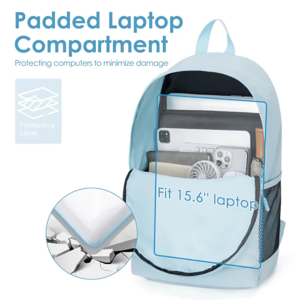 Travel Backpack with Large Capacity and Durability, Laptop Backpack for Campus and Commuting, Hiking Trip - Image 3