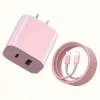 20W USB C fast Charger Block Dual Port with 6FT - Thumbnail Image 4